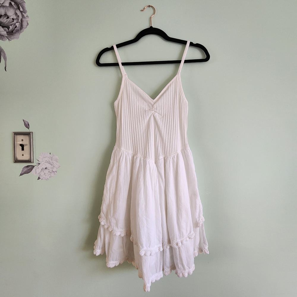 Aerie Textured White Top
